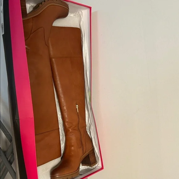 Vince Camuto Dasemma Heeled Over-Knee boots - Warm Carmel - Picture 6 of 8